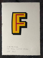Beano Alphabet: The Letter F, from Biffo the Bear