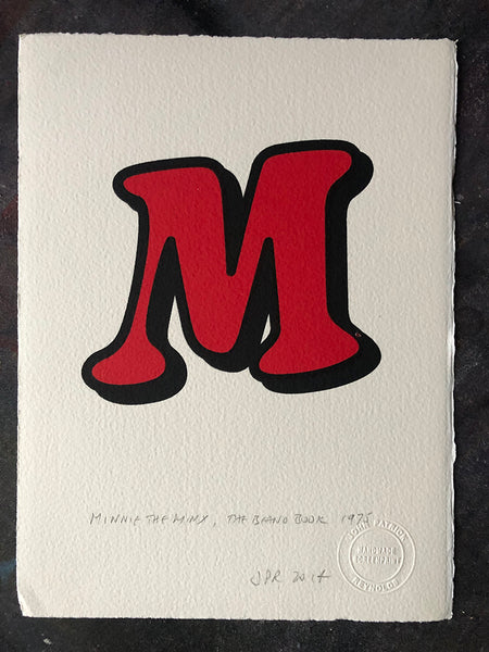 Beano Alphabet: The Letter M, from Minnie the Minx