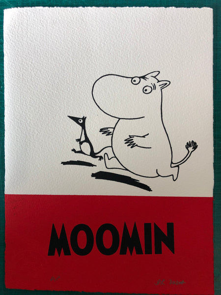 Moomintroll on the run