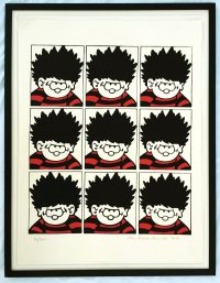 “Beano favourite given the Andy Warhol treatment”