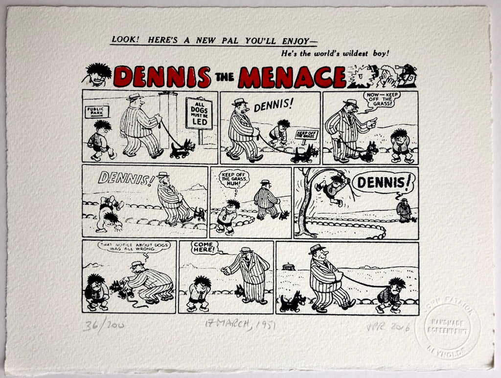 The very first Dennis the Menace strip