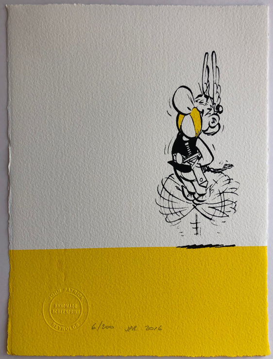 ASTERIX AND OOR WULLIE: TWO NEW MEDIUM FORMAT SCREENPRINTS