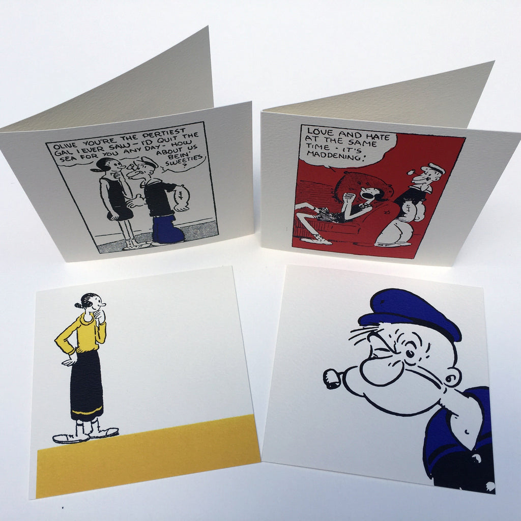 New: Popeye greeting cards
