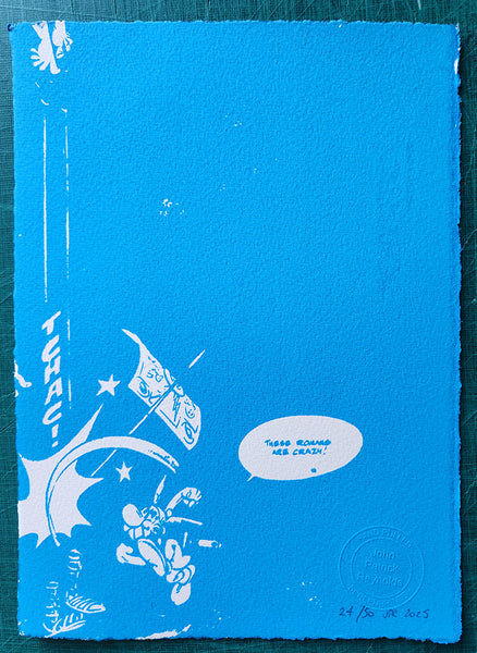 Ils sont fous, ces Romains! Asterix in inside-cover action