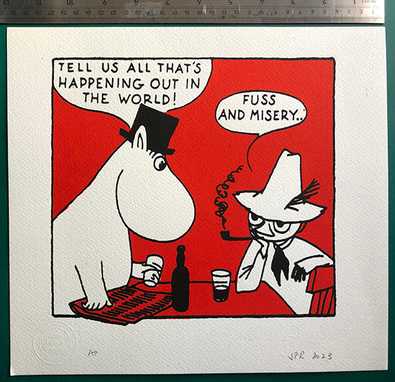 The Moomins: "Fuss and misery"