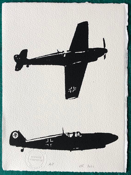 Messerschmitt Bf 109 – aircraft recognition silhouettes. One available.