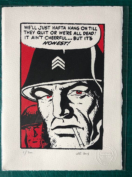 A doomed GI addresses reality squarely
