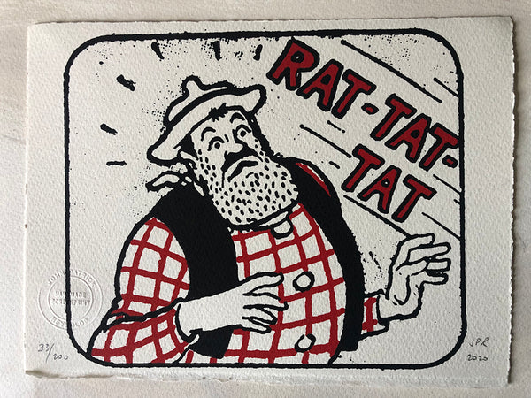 A disconcerted Desperate Dan