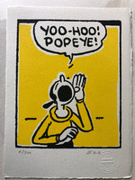 Olive howls for Popeye