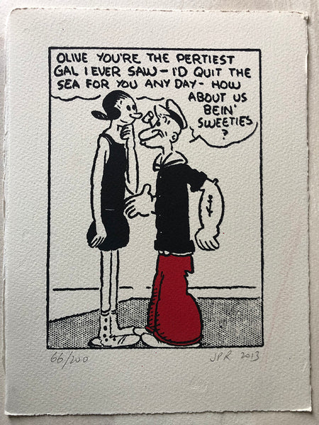 Popeye falls for Olive