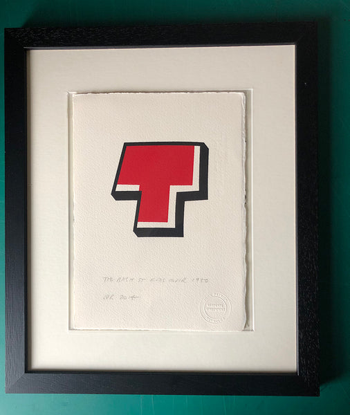 A Beano T - a Bash Street Kids title letter from 1980