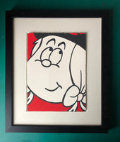 Minnie the Minx looking innocent - you can almost hear her say "Who, me?"