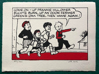 Oor Wullie and his gang race up Prannie Hill