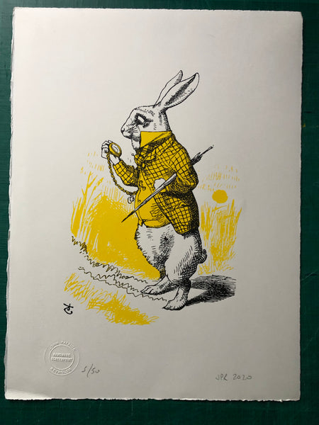 The White Rabbit from Alice in Wonderland
