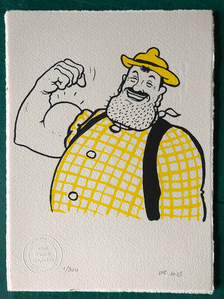 NEW: Desperate Dan shows off his muscles