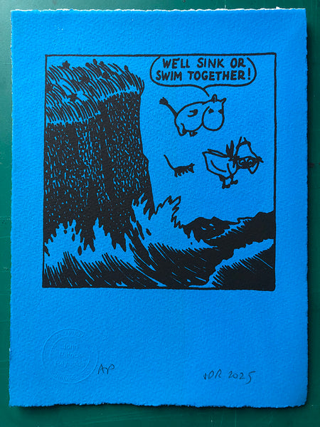 The Moomins take a leap of faith