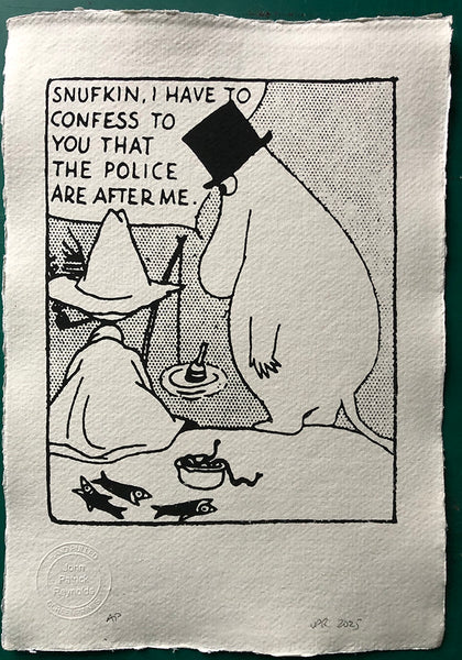 Moomin Papa confesses he's a wanted man