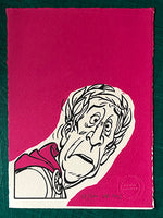 Caesar. Looking perplexed. On imperial purple