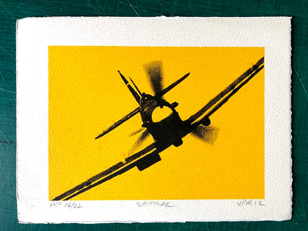 Spitfire charging you head-on (on yellow) One only available