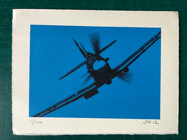 Spitfire charging you head-on (on light blue) One only available