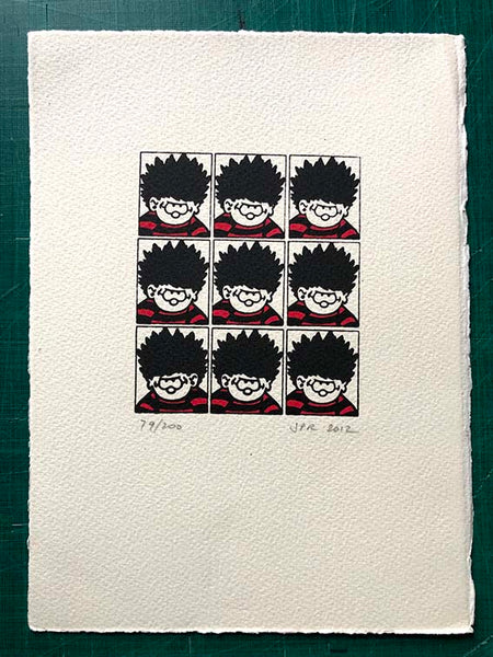 Dennis the Menace a la Andy Warhol (one available)