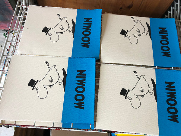 Moominpappa in a hurry