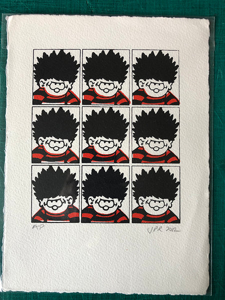 Dennis the Menace, Warhol style (with mis-registered ink). One available