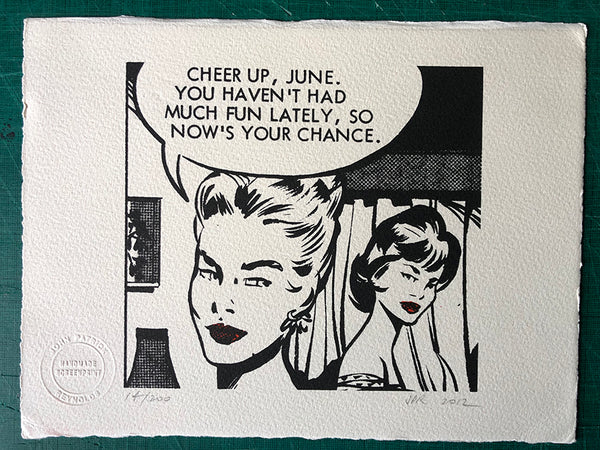 Romance drama from the 1960s - June gets her chance for fun (one available)