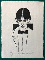 Aubrey Beardsley self-portrait. One available