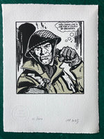 A job for a couple of grenades (on white rather than off-white paper). One only.