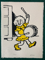 The Bairn and her drum