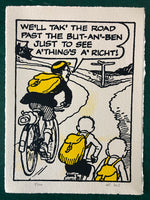 The boys on a bike ride - and decide to check on the but-an'-ben