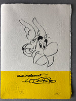 Asterix, with Uderzo's signature
