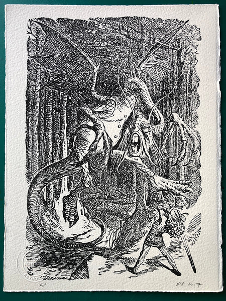 The Jabberwocky. John Tenniel
