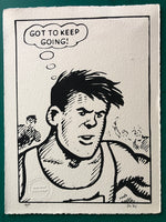 Alf Tupper, gritty, iconic. In no-nonsense black and white. One only