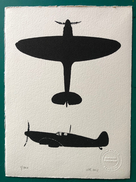 Spotter's guide to the Spitfire. Unmistakeable, really. Such beautiful lines. B/W One only.