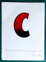 Beano alphabet: The C from Wakey Wakey Charley