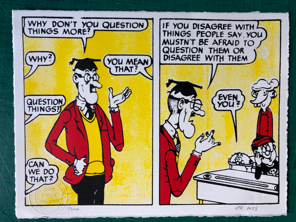 NEW! The Bash Street Kids learn to question everything