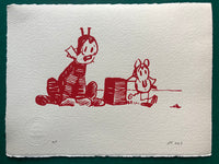 Krazy and Ignatz in red. £33