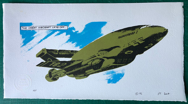 Thunderbird 2 lifts off