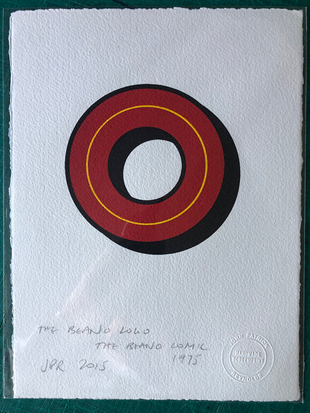 Beano's Letter O - from The Beano title. A classic of design