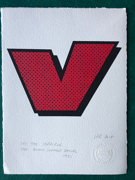 Beano's Letter V - from Ivy the Terrible. Such great design.