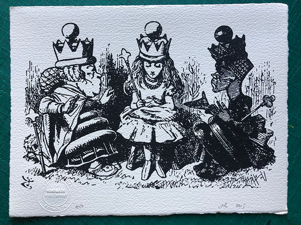 John Tenniel's Alice with the Red Queen and the White Queen