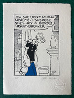 Popeye heartbroken after a disastrous turn of events