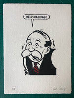 Pa Broon utters the immortal phrase "Help Ma Boab!"