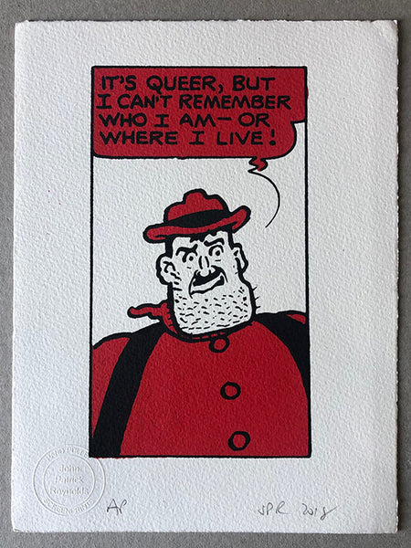 Desperate Dan can't remember