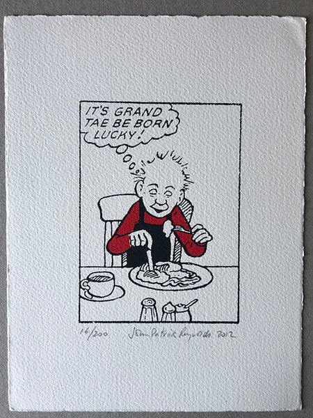 Oor Wullie knows how lucky he is