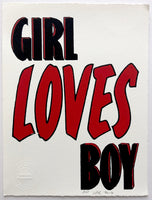Girl Loves Boy (on white)