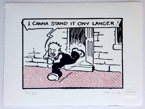 Oor Wullie canna stand it