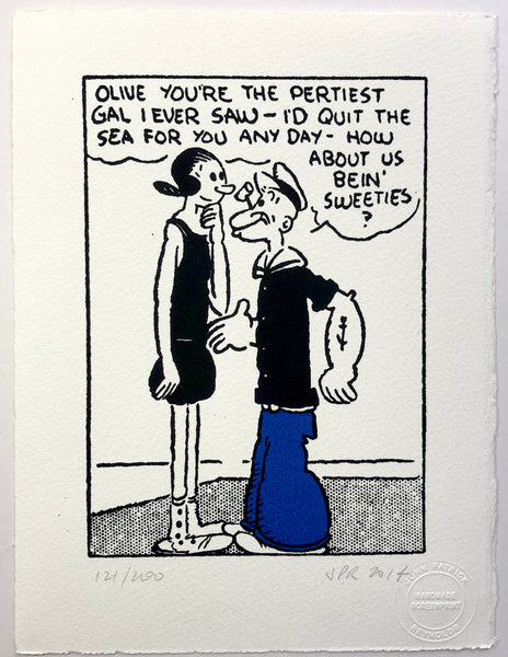 Popeye Makes His First Pass At Olive Oyl